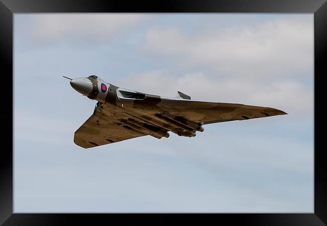 Vulcan Bomber Framed Print by J Biggadike