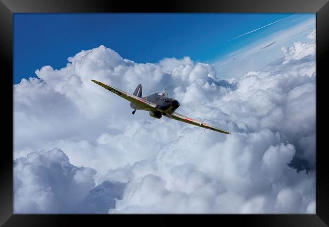 Hurricane Flight Framed Print by J Biggadike