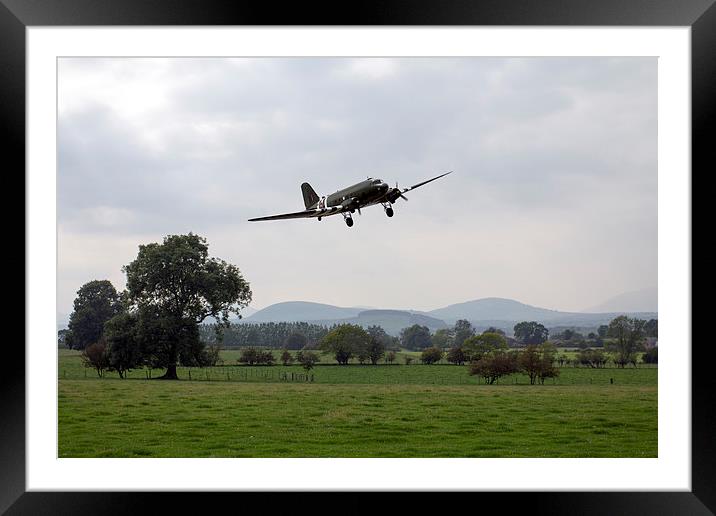 Dakota Landing Framed Mounted Print by J Biggadike