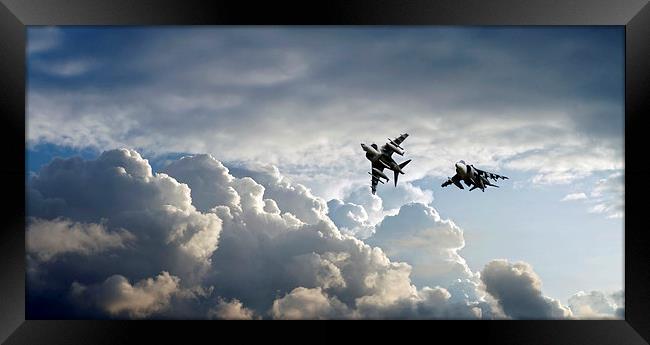 Harriers Framed Print by J Biggadike