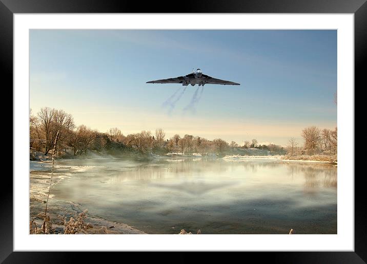 Winter In Bomber Country Framed Mounted Print by J Biggadike