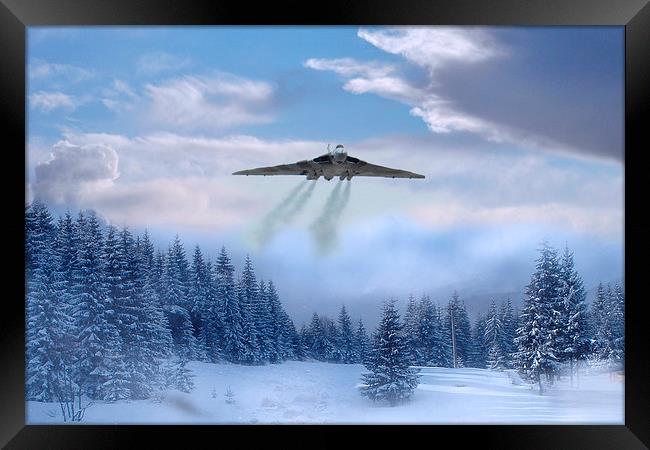 Cold War Bomber Framed Print by J Biggadike