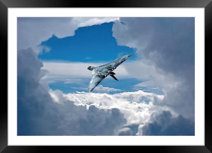Vulcan Wingover Framed Mounted Print by J Biggadike