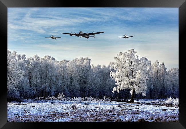 Wartime Winter Framed Print by J Biggadike