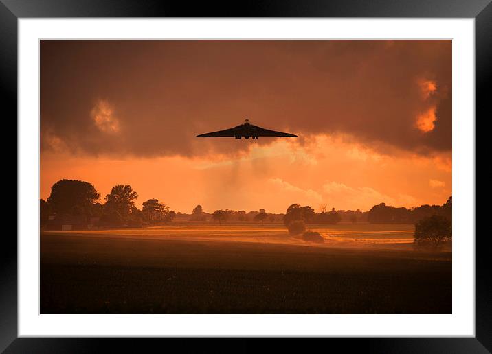Misty Vulcan Morning Framed Mounted Print by J Biggadike