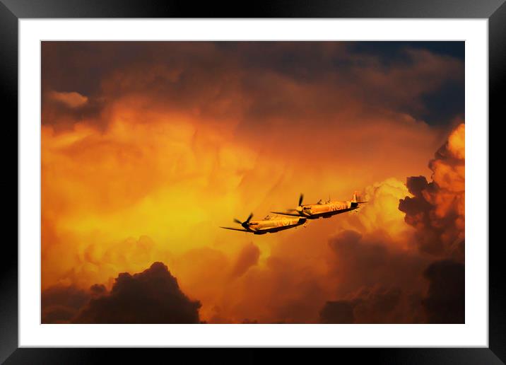 Lost In The Clouds Framed Mounted Print by J Biggadike