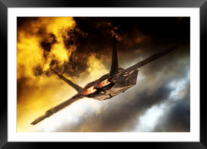 Raptor Burner Framed Mounted Print by J Biggadike