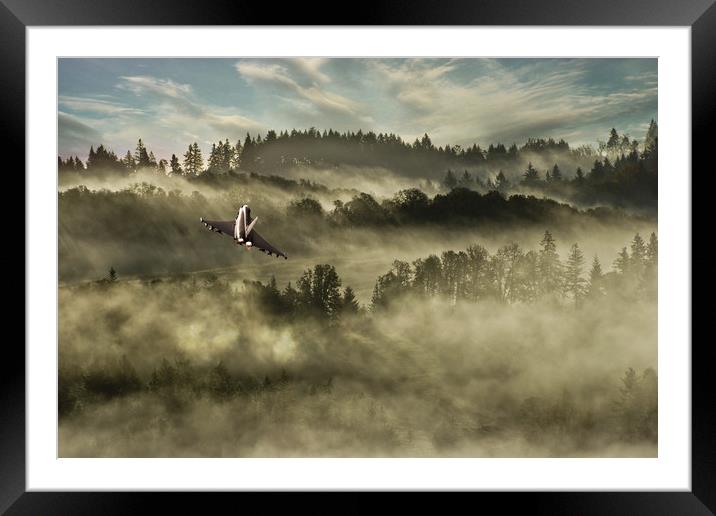 Tiffy In The Mist Framed Mounted Print by J Biggadike