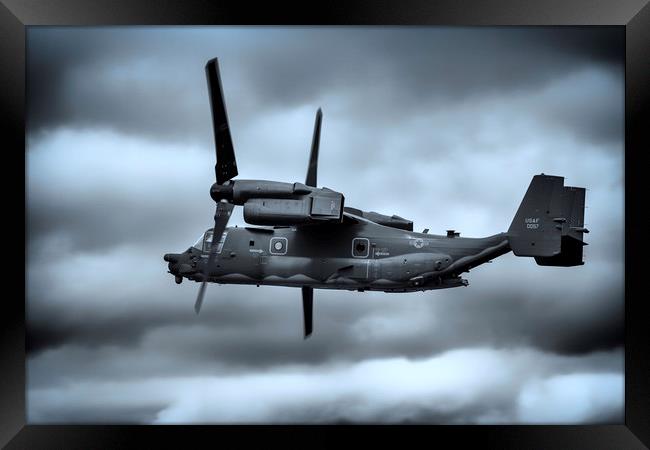 Boeing CV22 Osprey Framed Print by J Biggadike