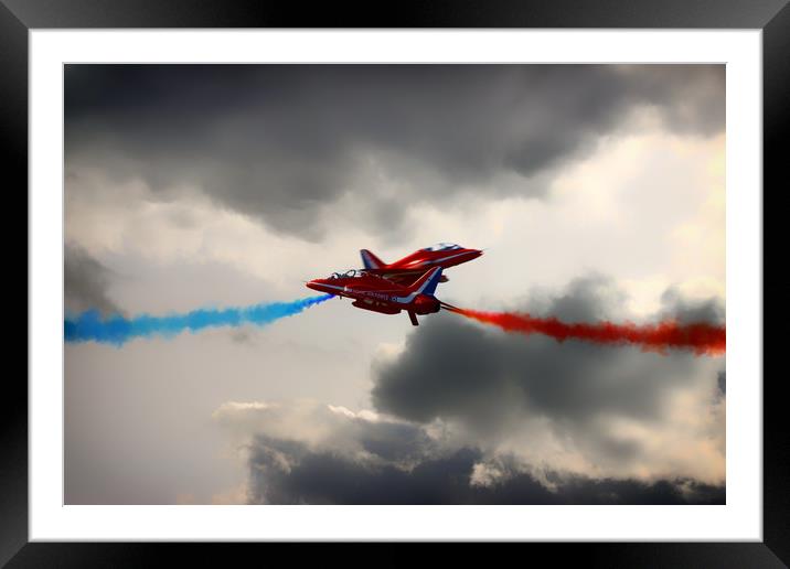 Synchro Cross Over Framed Mounted Print by J Biggadike