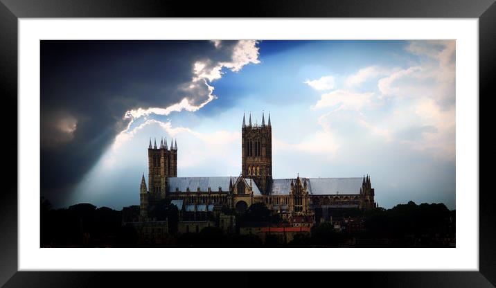 Lincoln Cathedral Framed Mounted Print by J Biggadike
