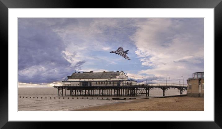 Armed Forces and XH558 Framed Mounted Print by J Biggadike