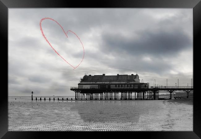 Reds Love Cleethorpes Framed Print by J Biggadike