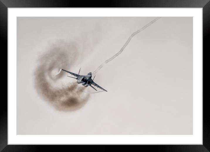 Mig-29 Polska Framed Mounted Print by J Biggadike