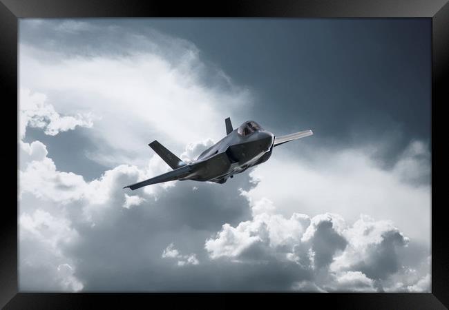 F35 Fast Pass Framed Print by J Biggadike