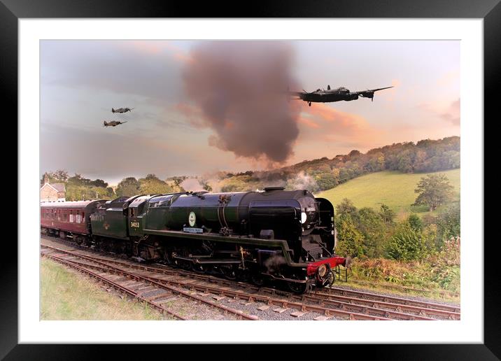 Battle of Britain Class Framed Mounted Print by J Biggadike