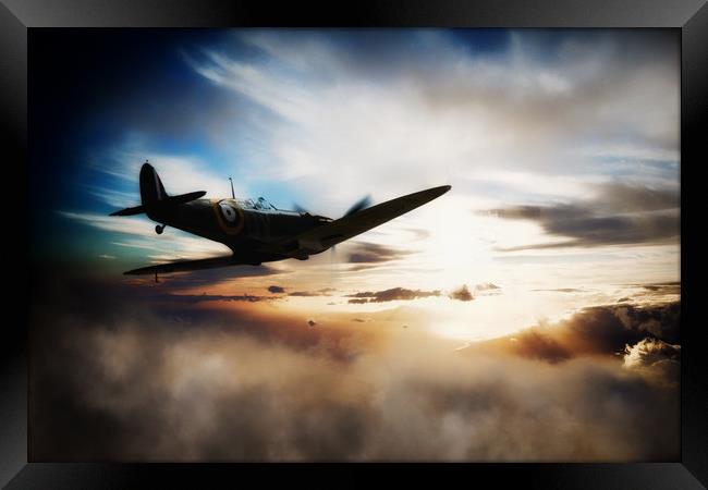 Spitfire Dream Framed Print by J Biggadike