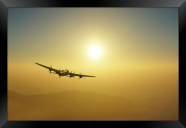 Lancaster Flying Legend Framed Print by J Biggadike