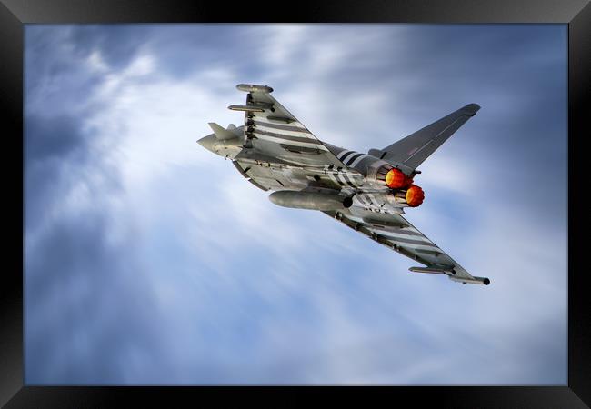 Eurofighter Typhoon Climb Framed Print by J Biggadike