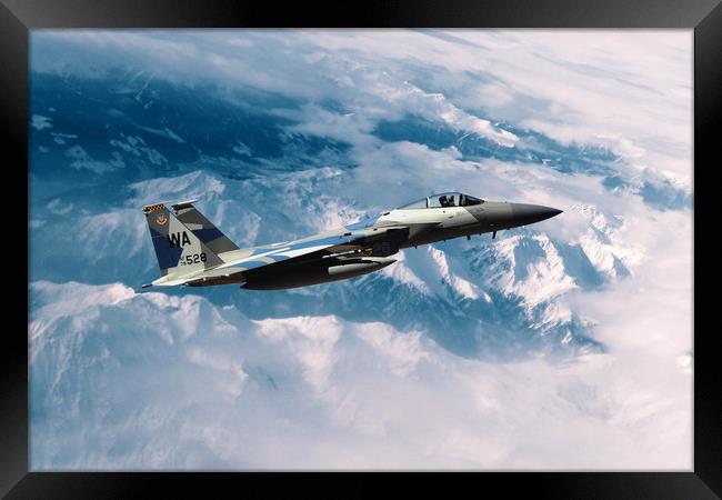F15 Eagle Agressor Framed Print by J Biggadike
