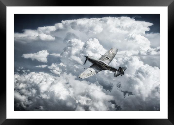 Spitfire The Great Framed Mounted Print by J Biggadike