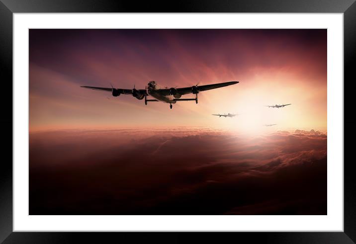 The Bombers Framed Mounted Print by J Biggadike