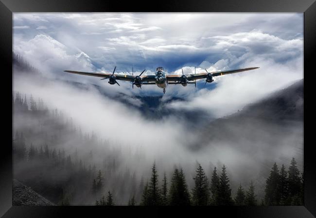 The Bomber Threat Framed Print by J Biggadike