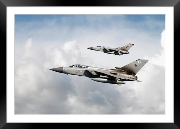 The F3 Tornado Framed Mounted Print by J Biggadike