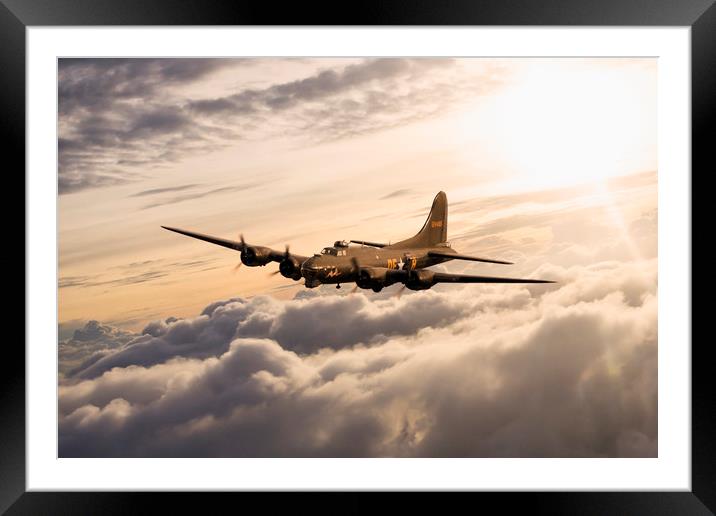 Fortress In The Sky Framed Mounted Print by J Biggadike