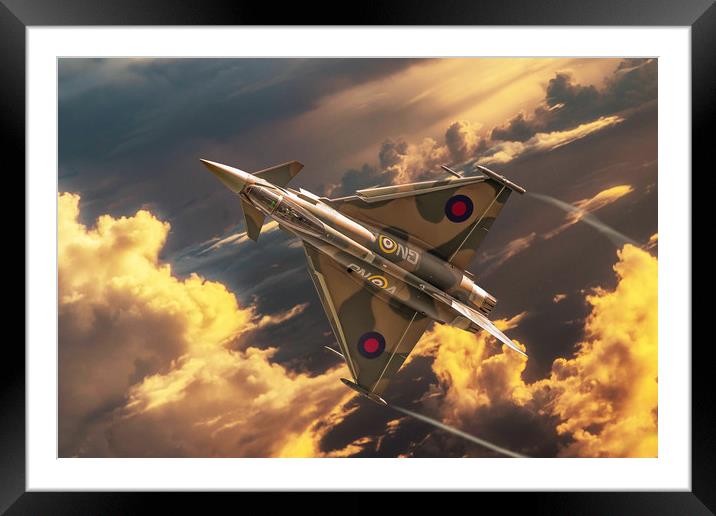 Eurofighter Typhoon GiNA Framed Mounted Print by J Biggadike