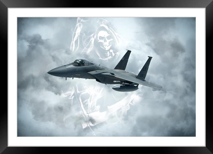 F15 Reaper Framed Mounted Print by J Biggadike