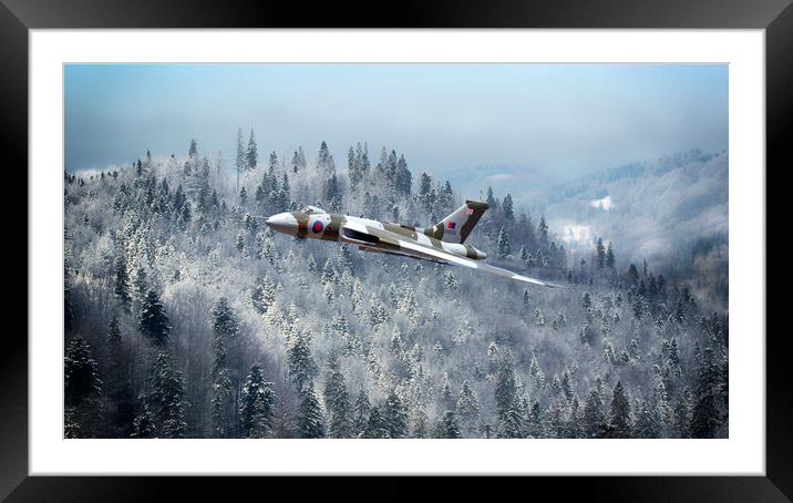 A Vulcan Christmas Framed Mounted Print by J Biggadike