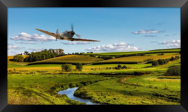 Spitfire Country Framed Print by J Biggadike