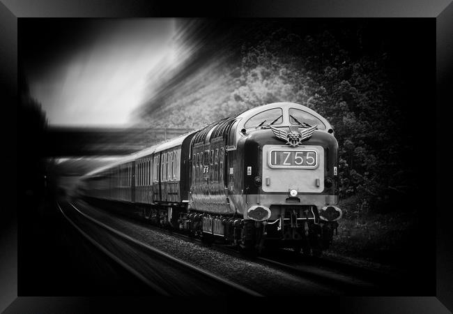 Deltic Engine IZ55 Framed Print by J Biggadike