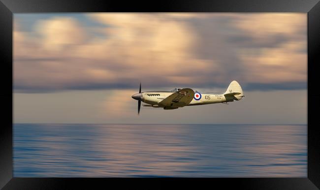 Seafire Framed Print by J Biggadike