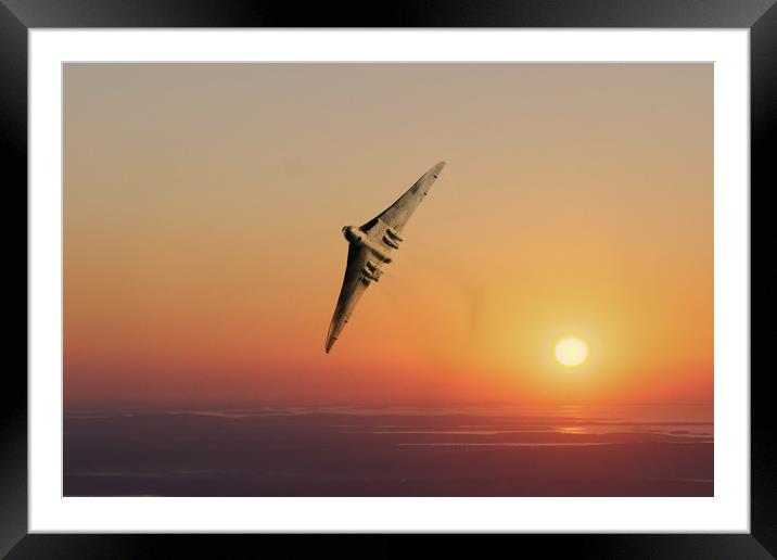 Vulcan Sun Framed Mounted Print by J Biggadike