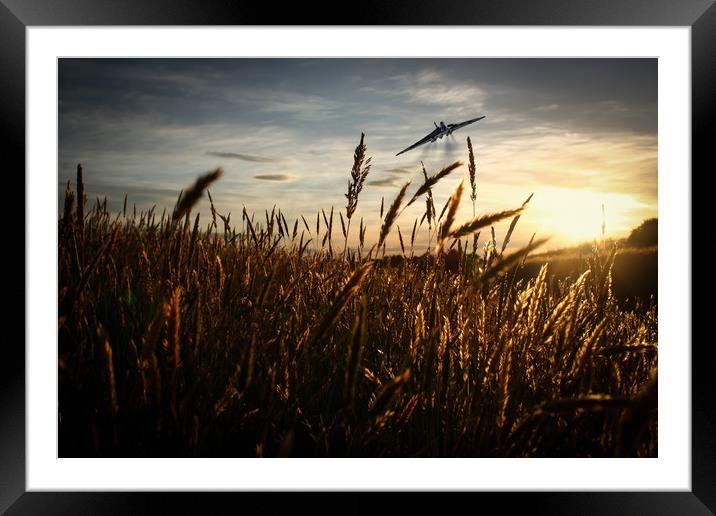 As The Sun Sets Framed Mounted Print by J Biggadike