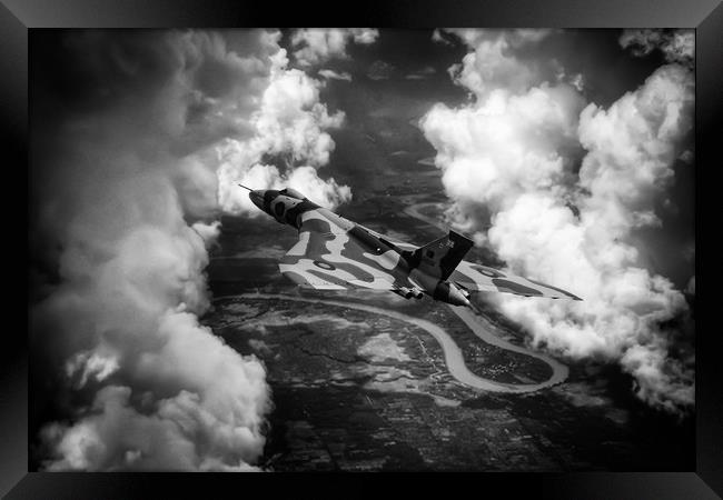 Parting The Clouds Framed Print by J Biggadike