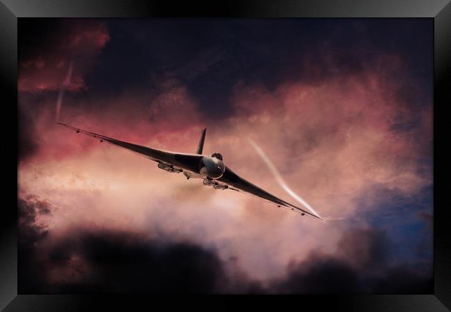 XH558 Lines Up Framed Print by J Biggadike