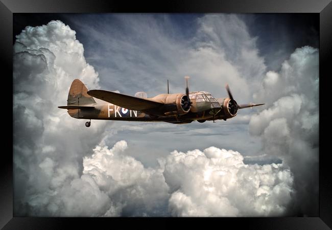 219 Squadron Bristol Blenheim Framed Print by J Biggadike