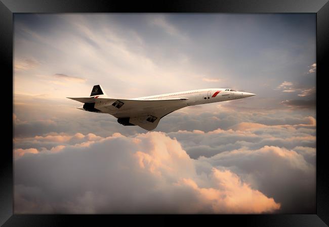 Classic Concorde Framed Print by J Biggadike