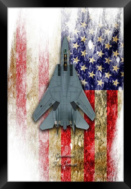 Grumman F-14 Tomcat Framed Print by J Biggadike