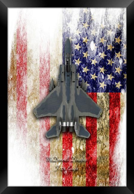 McDonnell Douglas F-15c Eagle Framed Print by J Biggadike