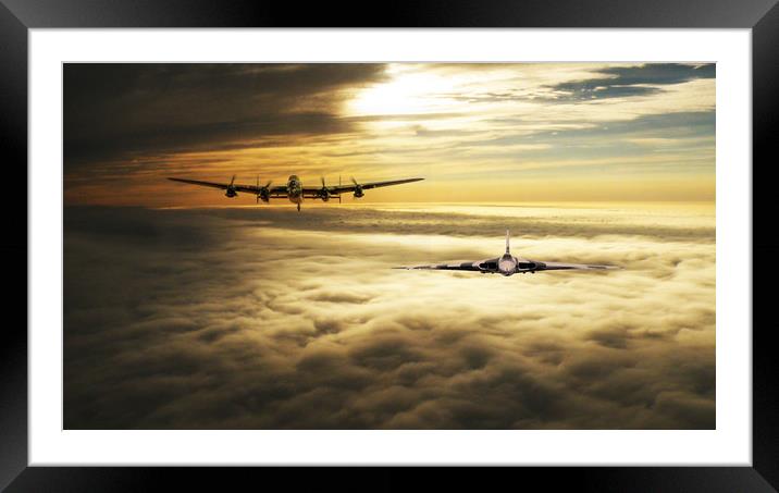 Avro Heritage Framed Mounted Print by J Biggadike