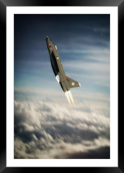 Lightning F.2A Framed Mounted Print by J Biggadike