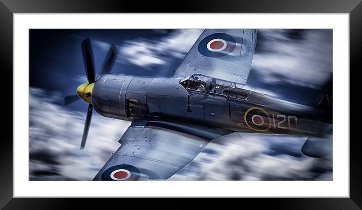 Fury Inbound Framed Mounted Print by J Biggadike