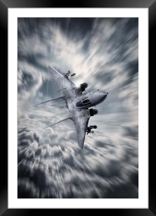 F14 Tomcat Framed Mounted Print by J Biggadike