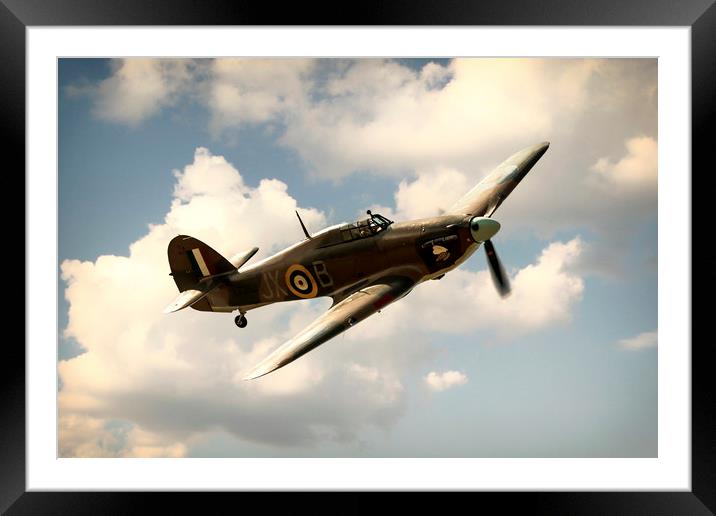 Hurricane LF363 Framed Mounted Print by J Biggadike