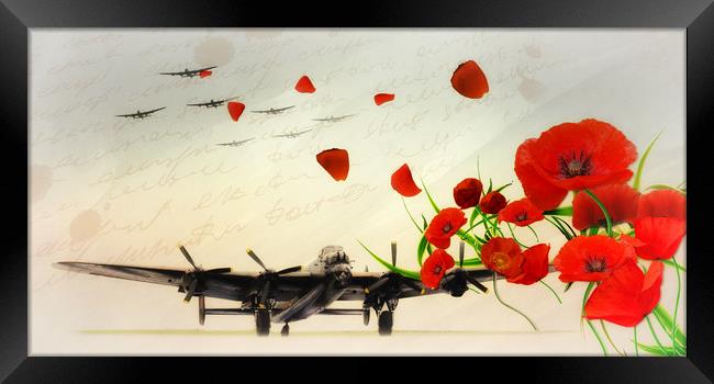 Bomber Command - Lancaster Framed Print by J Biggadike
