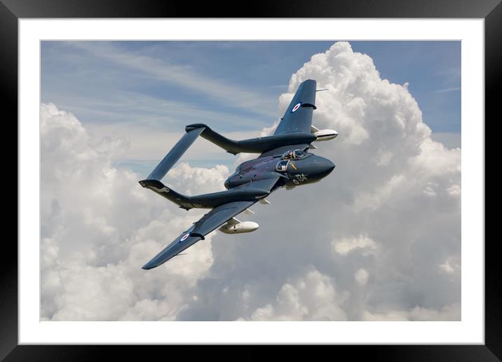 Sea Vixen 'Foxy Lady' Framed Mounted Print by J Biggadike